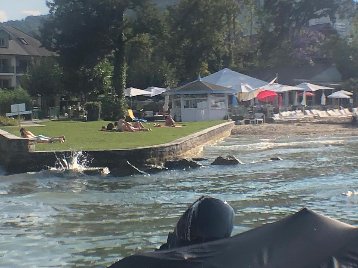 Studio Les Pieds Dans L'Eau Au Bord Du Lac D'Annecy Duingt Zewnętrze zdjęcie