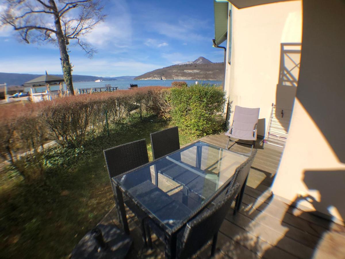 Studio Les Pieds Dans L'Eau Au Bord Du Lac D'Annecy Duingt Zewnętrze zdjęcie